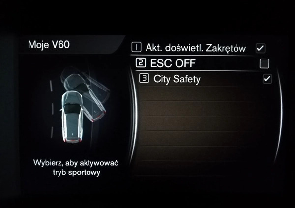 Volvo V60 Cross Country cena 61700 przebieg: 230000, rok produkcji 2018 z Opoczno małe 704